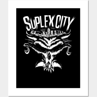 Brock Lesnar Suplex City Skyline Posters and Art